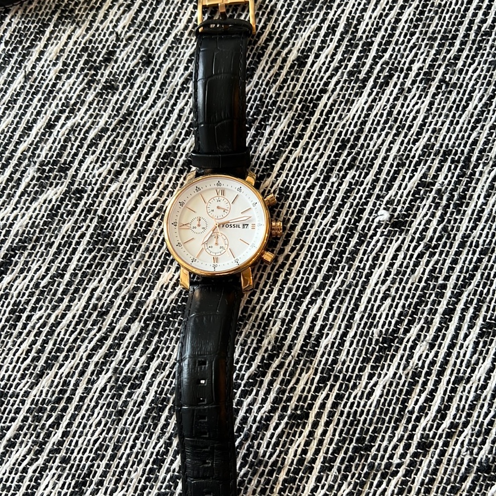 Fossil Mens watch - leather strap
